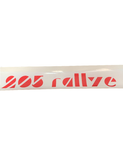 Stickers Bandeau Pare-Soleil Peugeot 205 Rallye Fabriqué en vinyle polymère