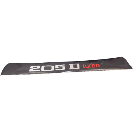 ステッカー bandeau pareau Soleil Noir Peugeot 205 DTURBO