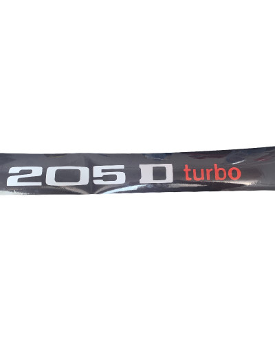 Sticker bandeau Pare Soleil Noir Peugeot 205 DTURBO Résistance de haute qualité