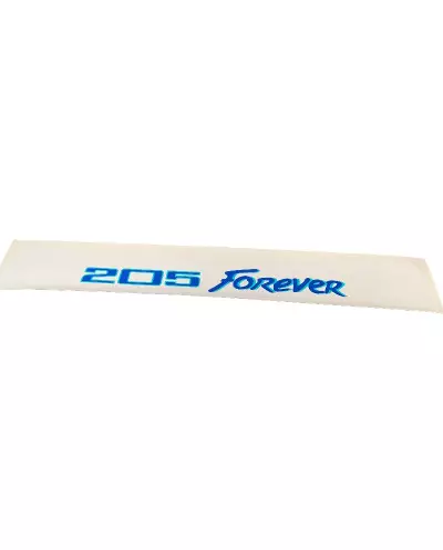 Stickers Bandeau Pare-Soleil Peugeot 205 Forever Bleu Foncé et Bleu Turquoise