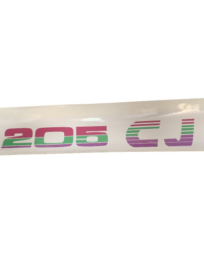 Stickers Bandeau Pare Soleil Peugeot 205 CJ Protection Anti UV