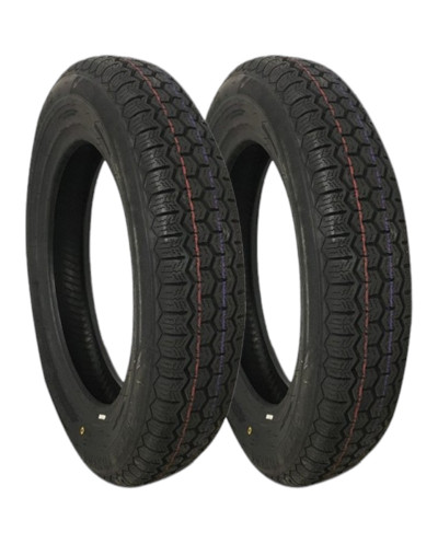 2er Set Tubeless Reifen 135 R15 Citroën Méhari / Dyane / AMI 8 / ACADIANE / 2CV