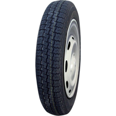 Complete wheel 135X15 4 Season Tire on Azure Rim for Citroën AMI 8