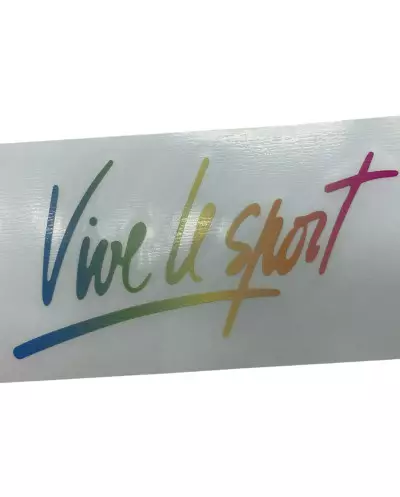 Sticker Vive le Sport Renault 17x10 cm Super 5 GT Turbo