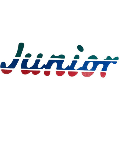 Stickers trunk Peugeot 205 JUNIOR green blue red