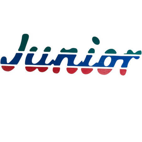 Stickers trunk Peugeot 205 JUNIOR green blue red