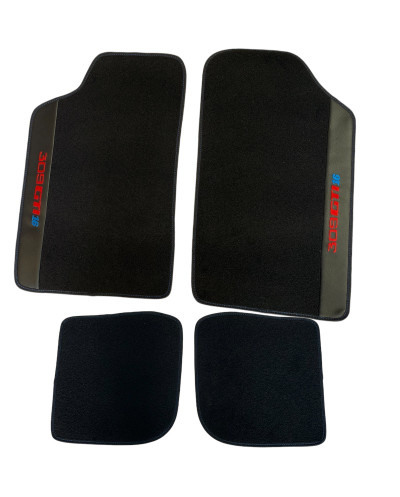 Tapis De Sol Peugeot 309 GTI 16 Noir Avec Simili Cuir