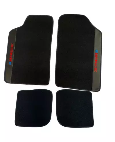 Tappetini Peugeot 309 GTI 16 neri con similpelle di alta qualità resistente