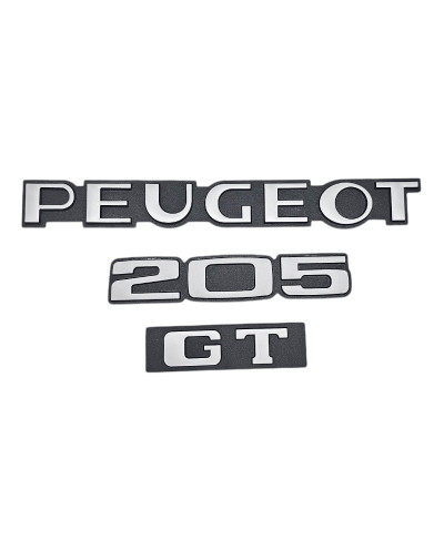 Kofferbak logo Peugeot 205 GT