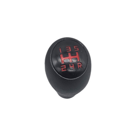 Gear knob 205 GTI BE3 5 speeds red grid