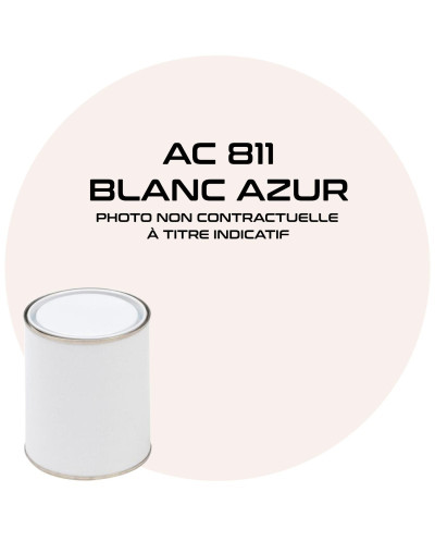 Pot De Peinture Blanc Azur AC 811 1L pour CITROEN MEHARI