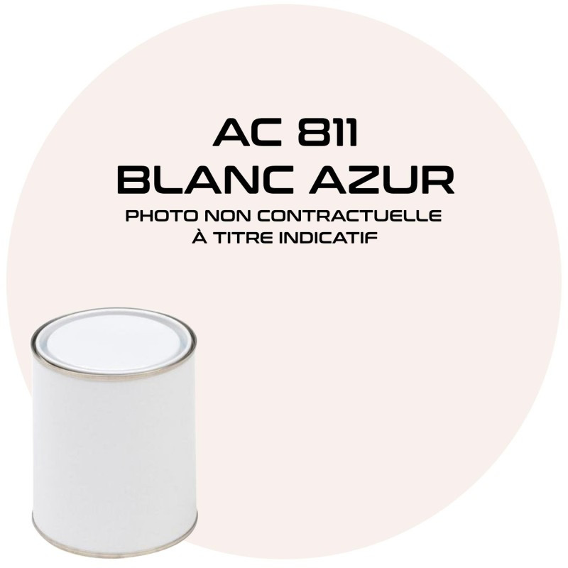 Pot De Peinture Blanc Azur AC 811 1L pour CITROEN MEHARI