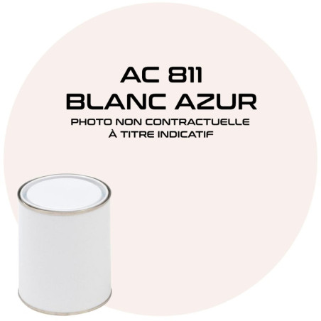 Azure White AC 811 1L Paint Pot for Citroen MEHARI