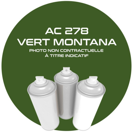 Montana AC 278 Groene spuitbus van 400 ml voor Citroën MEHARI