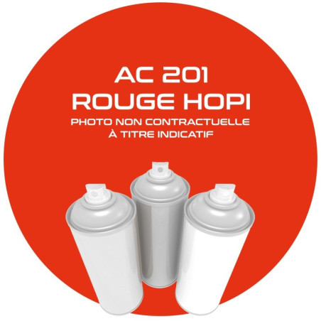 Aérosol 400 ML Rouge Hopi AC 201 pour Citroën MEHARI