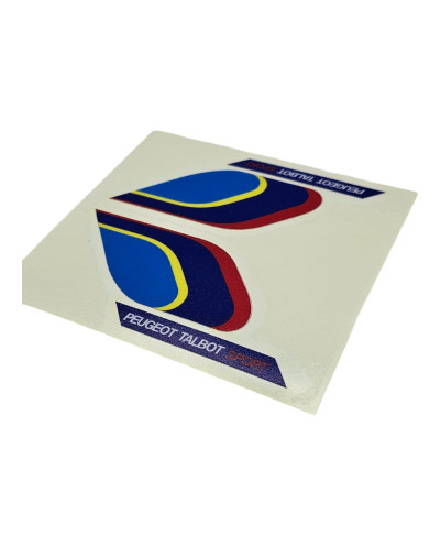 set van 2 Peugeot Talbot Sport spatbord stickers voor Peugeot 205 Rallye