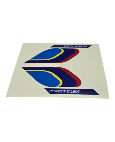 lot de 2 Stickers d'ailes Peugeot Talbot Sport pour Peugeot 205 Rallye NEUFS