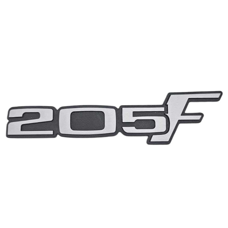 Logo de coffre Peugeot 205F Fourgonnette