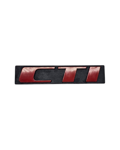 Red CTI Trunk Logo for Peugeot 205 CTI