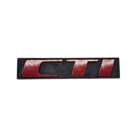 Rood CTI kofferbaklogo voor Peugeot 205 CTI