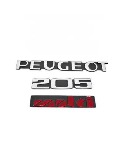 Peugeot 205 Multi Logos 3 Packs