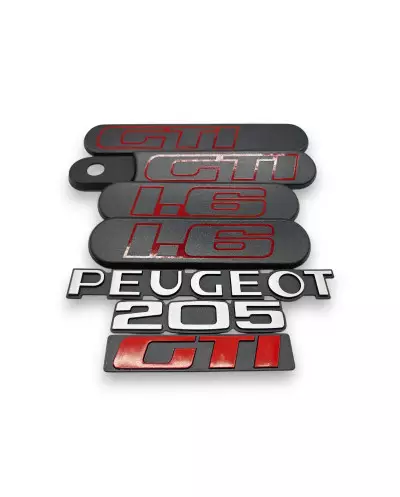 Peugeot 205 GTI 1.6 Custodes Negro + 3 Monogramas