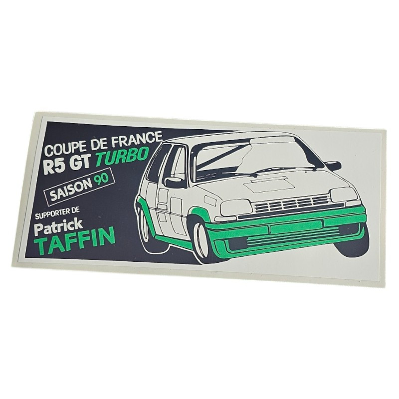 Stickers Renault 5 GT Turbo Patrick Taffin