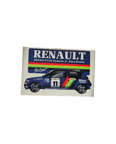 Autocolantes Renault 5 GT Turbo GR. N Alain Oreille