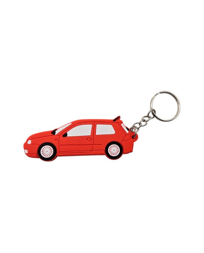 VW Golf 4 R32 Red Keychain