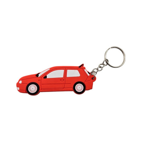 VW Golf 4 R32 Red Keychain