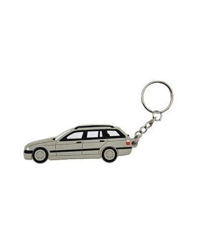 BMW E36 Touring Keychain Grey