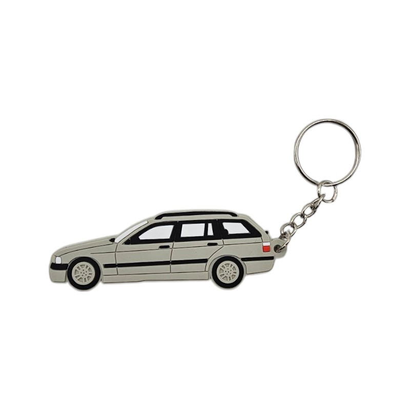 Porte clé BMW E36 Touring grise