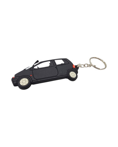 Porte clé Renault Twingo noire EN PCV SOUPLE