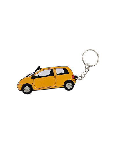 Porte clé Renault Twingo jaune foncé