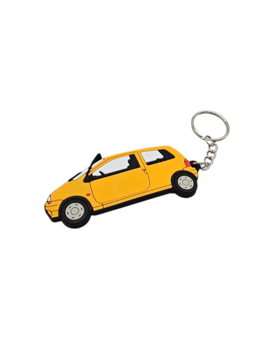 Porte clé Renault Twingo jaune neuf