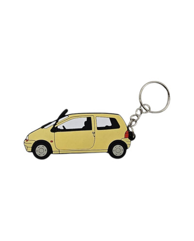 Llavero Renault Twingo amarillo claro