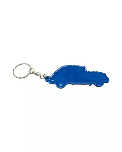 Blue Citroën 2CV pvc keyring