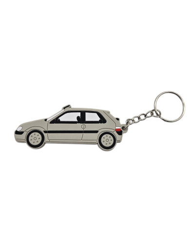 Citroën Saxo VTS phase 2 grey keychain