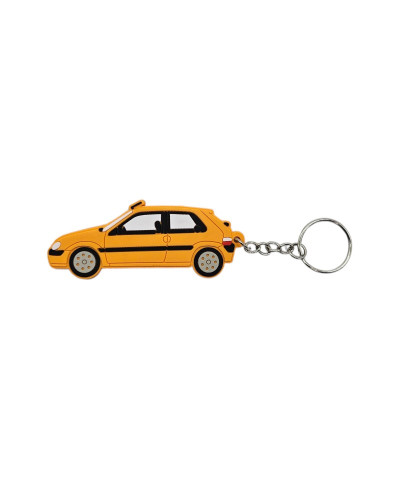 Citroën Saxo VTS phase 2 key ring yellow gold