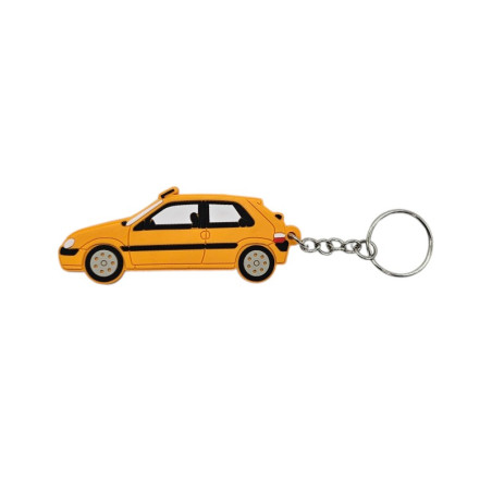 Citroën Saxo VTS phase 2 key ring yellow gold