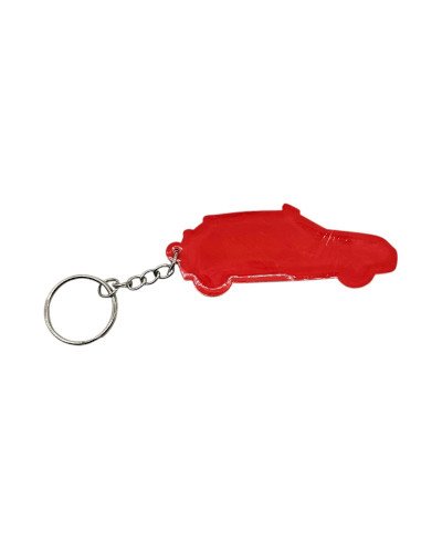 Porte clé Citroën Saxo VTS phase 2 rouge en pvc souple