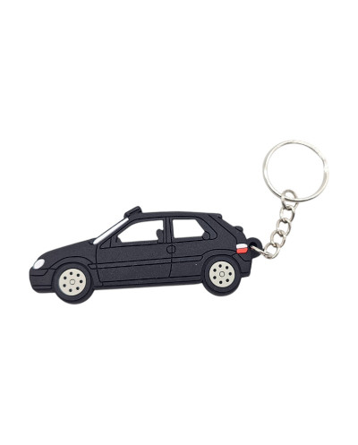 Citroën Saxo VTS phase 2 key ring black