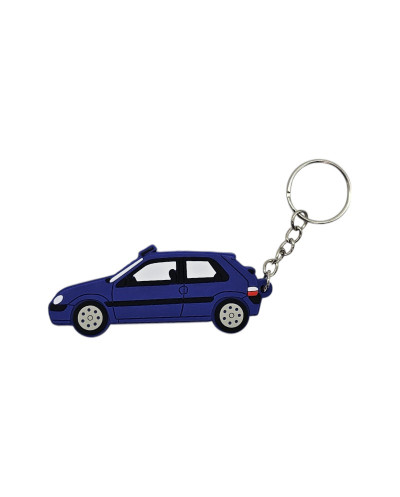 Citroën Saxo VTS phase 2 blue keychain