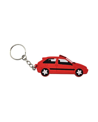 Red Citroën ZX key ring