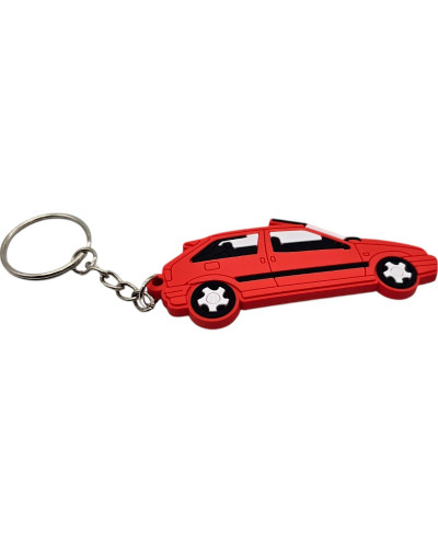 Porte clé Citroën ZX rouge neuf