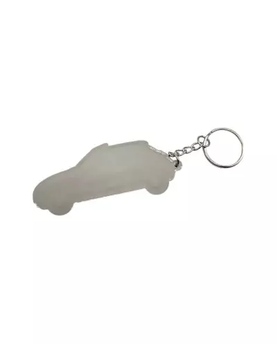 Peugeot 205 GTI 1.6 grey key ring in soft pvc