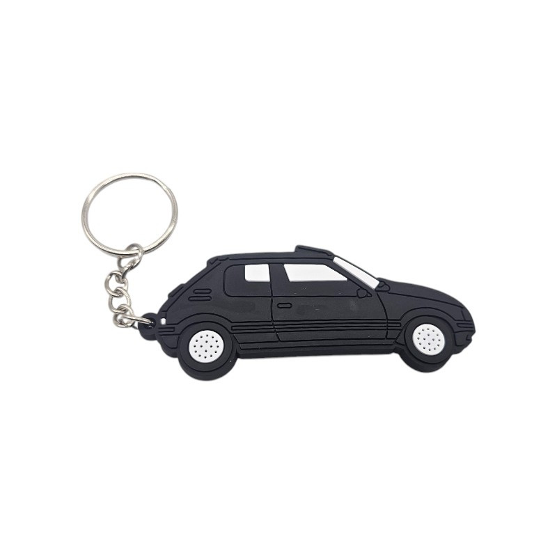 Porte clé Peugeot 205 GTI 1.6 noire