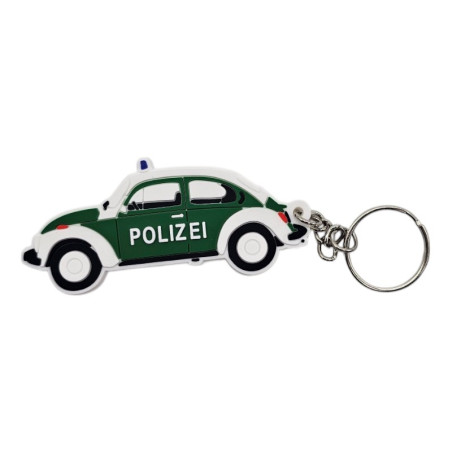 Volkswagen Beetle Key Ring German Police