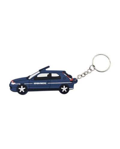 Peugeot 306 gendarmerie key ring