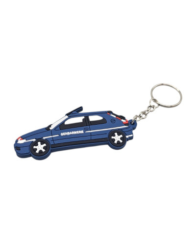 Porte clé Peugeot 306 gendarmerie de bonne qualité